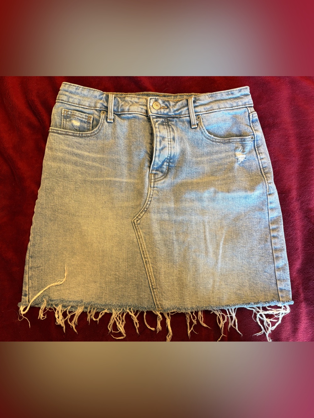 Old Navy Denim Mini Skirt - Size 4